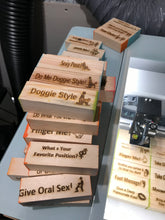 Load image into Gallery viewer, Adult Stacking Blocks Drinking Game Rules included
