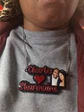 Load image into Gallery viewer, Personalized Character Name Necklace, Acrylic Cartoon Name Necklace, Custom Photo Name Necklace,Kids
