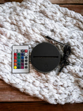 Load image into Gallery viewer, Inspired, Slytherin LED Square with round corners 5”x5” Acrylic Table Sign
