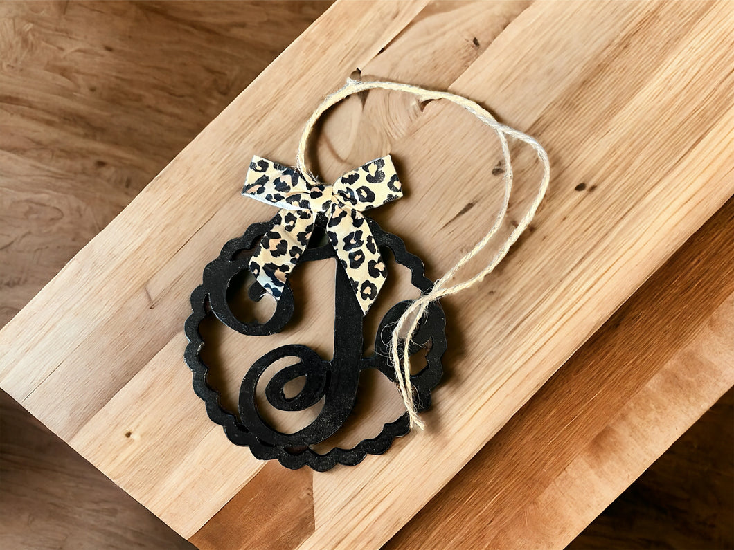 Monogram Car Charm