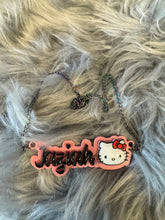 Load image into Gallery viewer, Personalized Character Name Necklace, Acrylic Cartoon Name Necklace, Custom Photo Name Necklace,Kids
