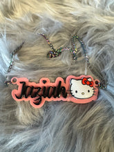 Load image into Gallery viewer, Personalized Character Name Necklace, Acrylic Cartoon Name Necklace, Custom Photo Name Necklace,Kids
