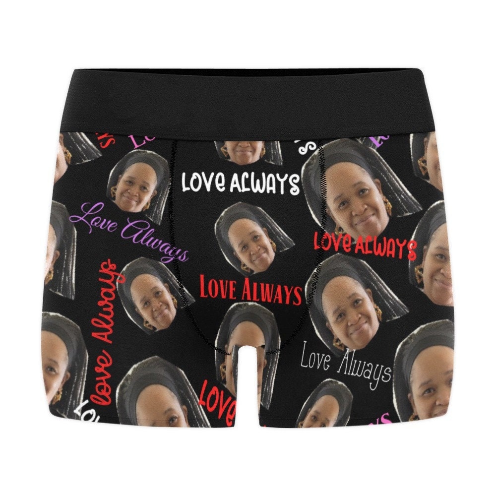 Custom Photo Boxers Briefs Personalize Boxers With Face Custom ...