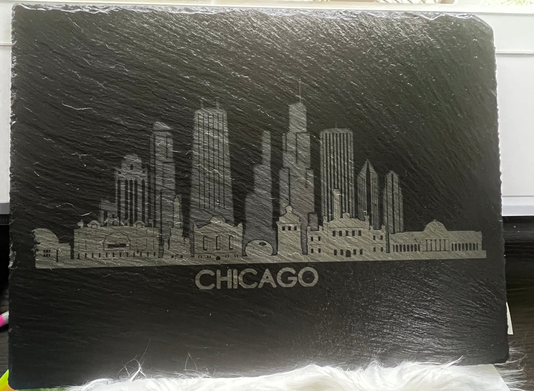 Slate Serving Tray - Personalized Serving Tray - Cheese Board - Slate Board - Wedding Gift - Housewarming Gift, Engraved Serving Tray