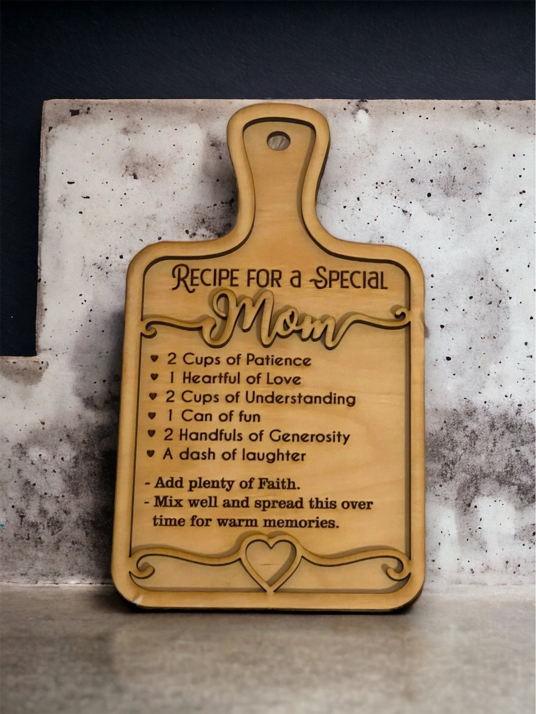 Recipe For A Special Mom/Grandma